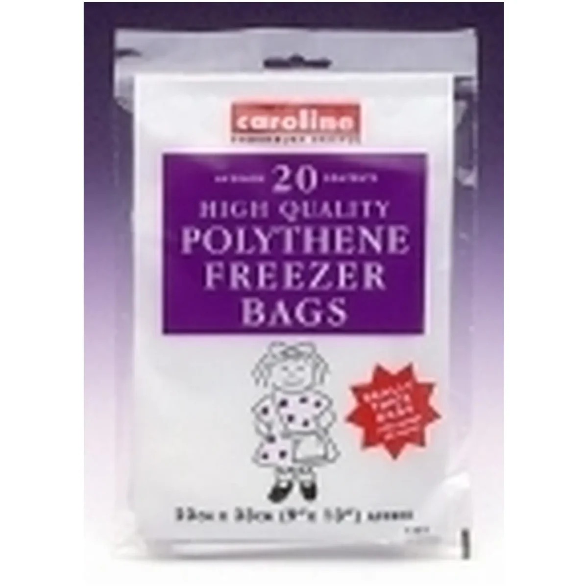 Caroline Freezer Bags 23x33cm Pk of 20 - Image 1