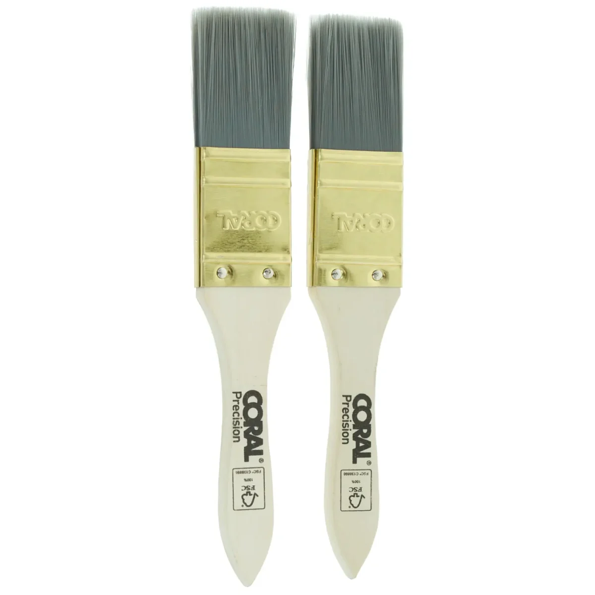 Coral Tester Pot Brushes 25mm (pk2) - Image 2
