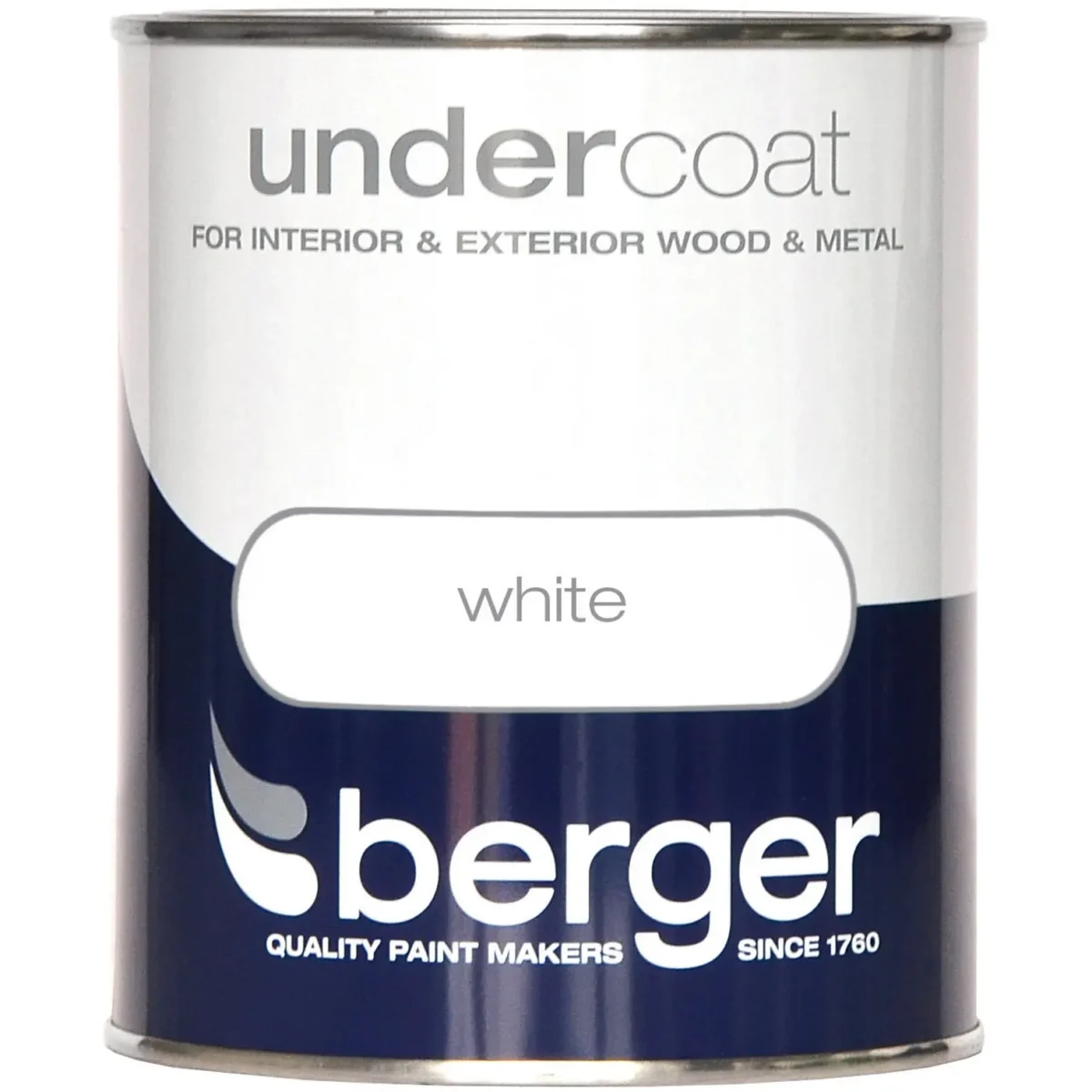 Berger 750ml Undercoat White - Image 1