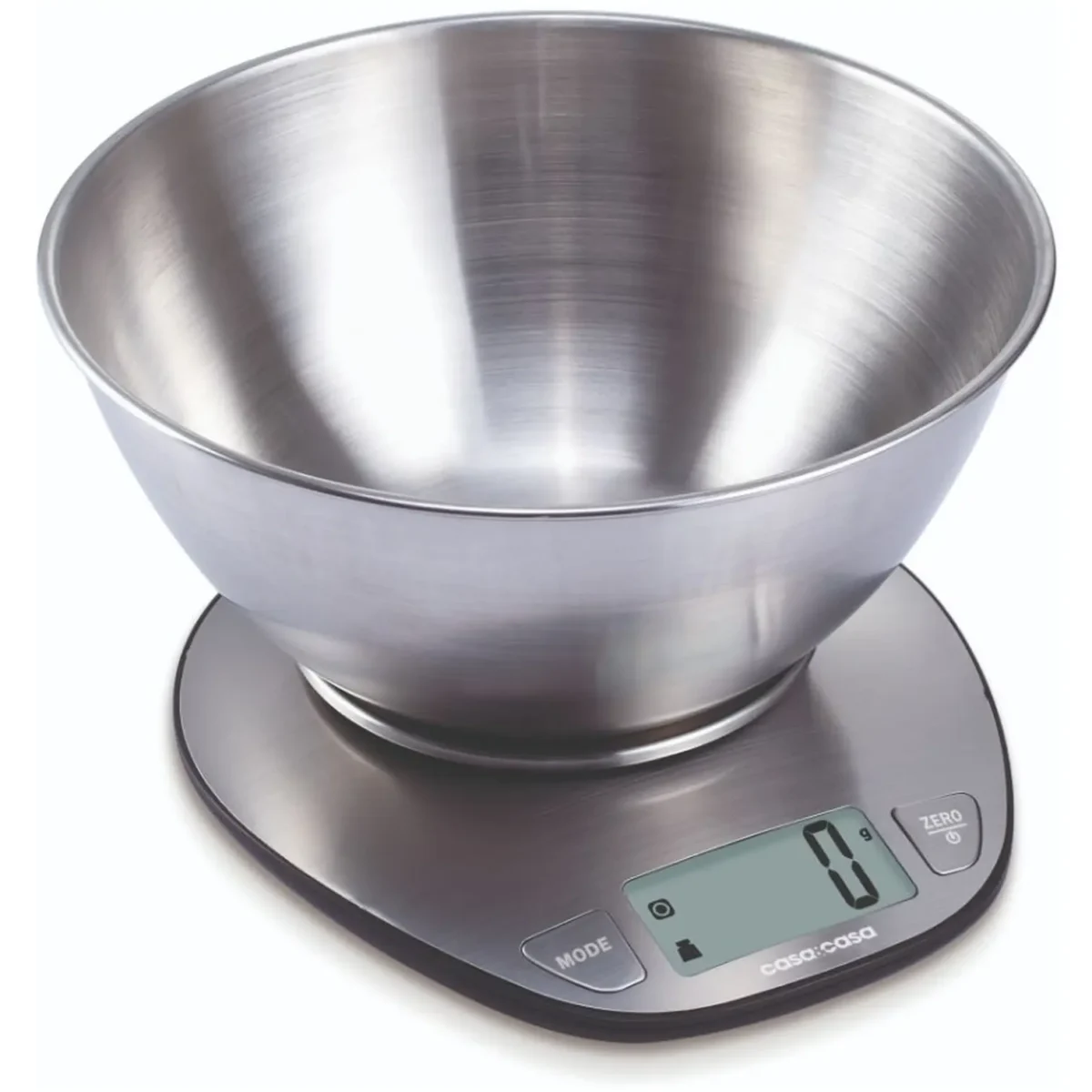 Casa & Casa Electronic Kitchen Scale With Bowl Stainless Steel - Image 1