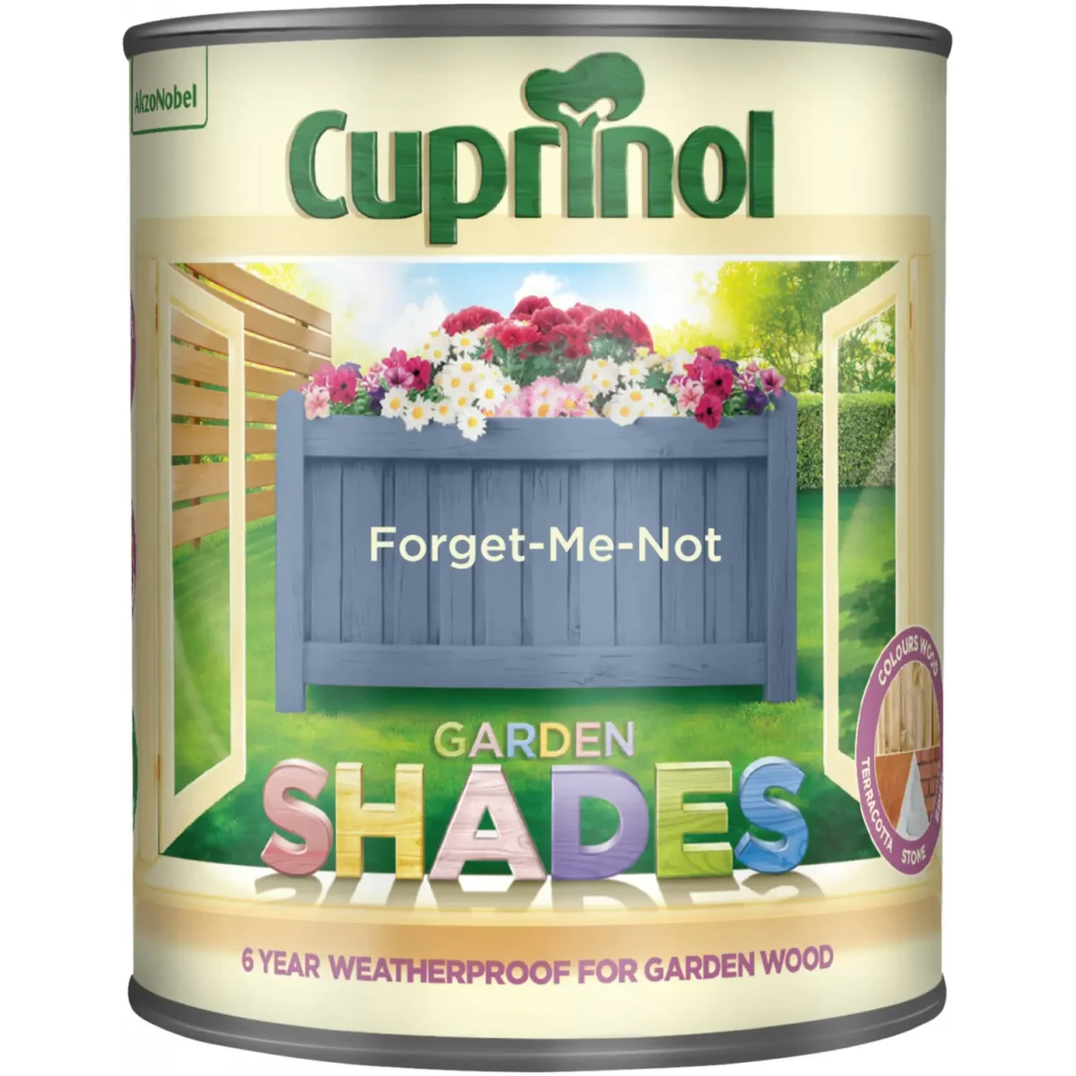Cuprinol Garden Shades Forget Me Not 1Ltr - Image 1
