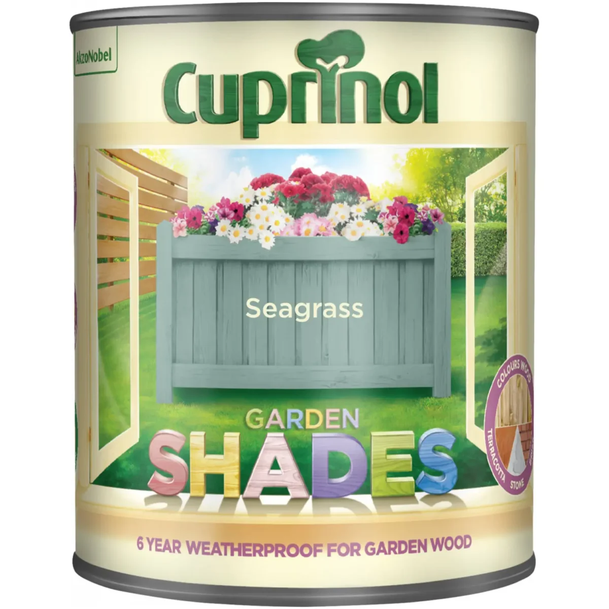 Cuprinol Garden Shades Seagrass 1Ltr - Image 1