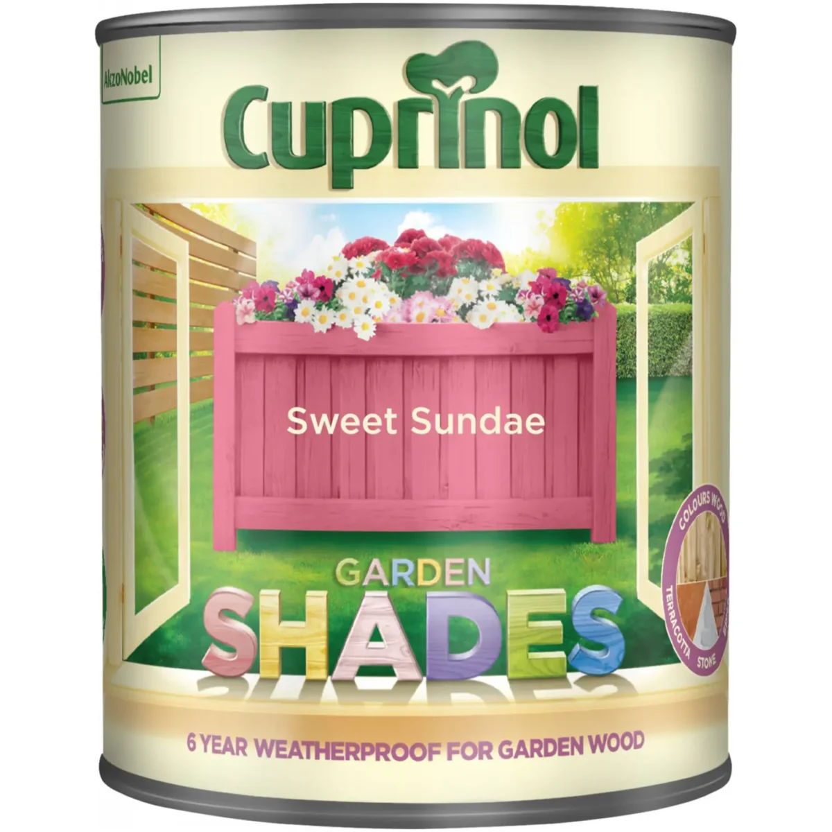 Cuprinol Garden Shades Sweet Sundae 1Ltr - Image 1