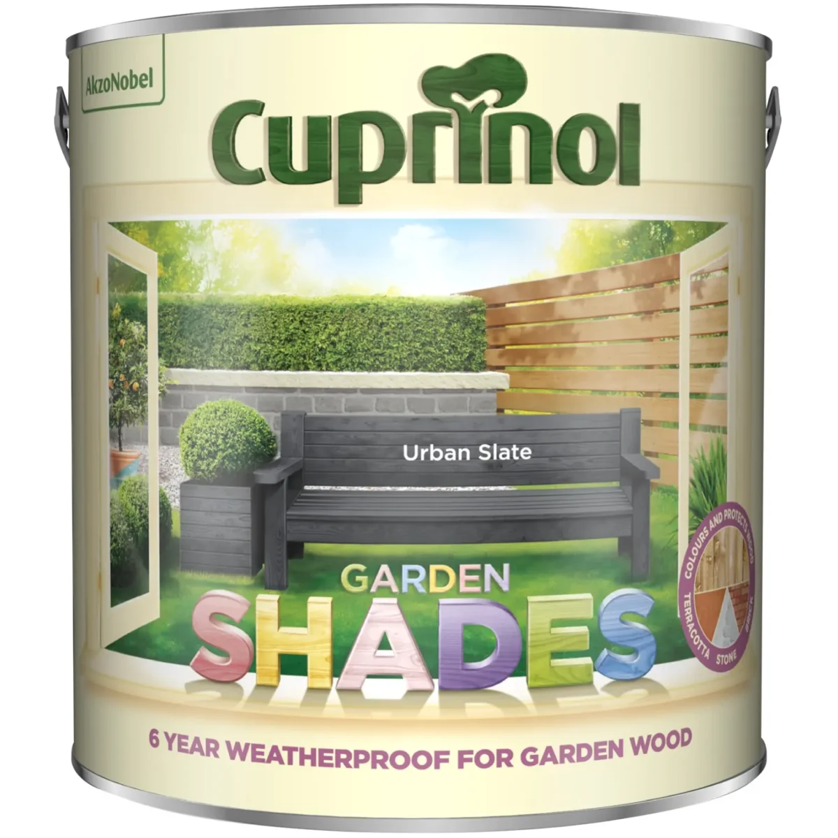 Cuprinol Garden Shades Urban Slate 2.5Ltr - Image 1