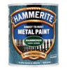Hammerite Direct to Rust Metal Paint Hammered Dark Green 750ml