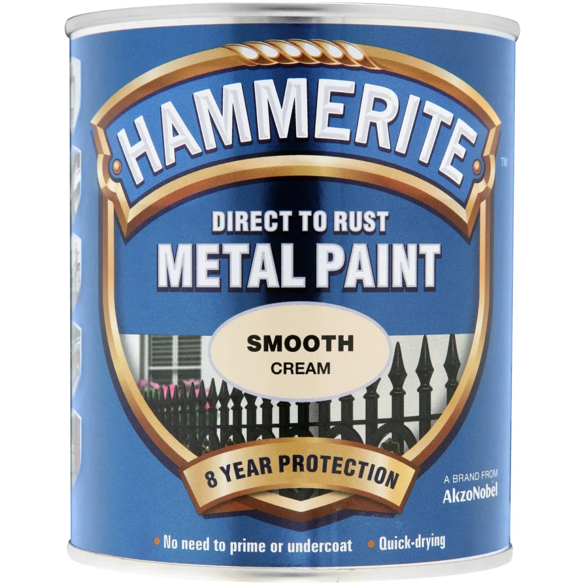 Hammerite Direct to Rust Metal Paint Smooth Cream 750ml