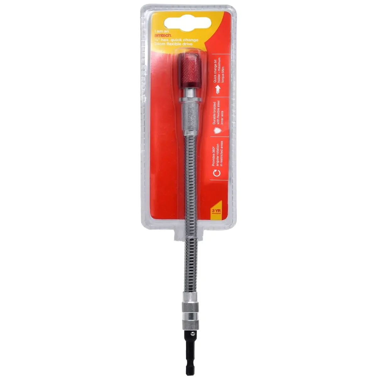 Amtech Hex Flexible Drive 24cm - Image 1