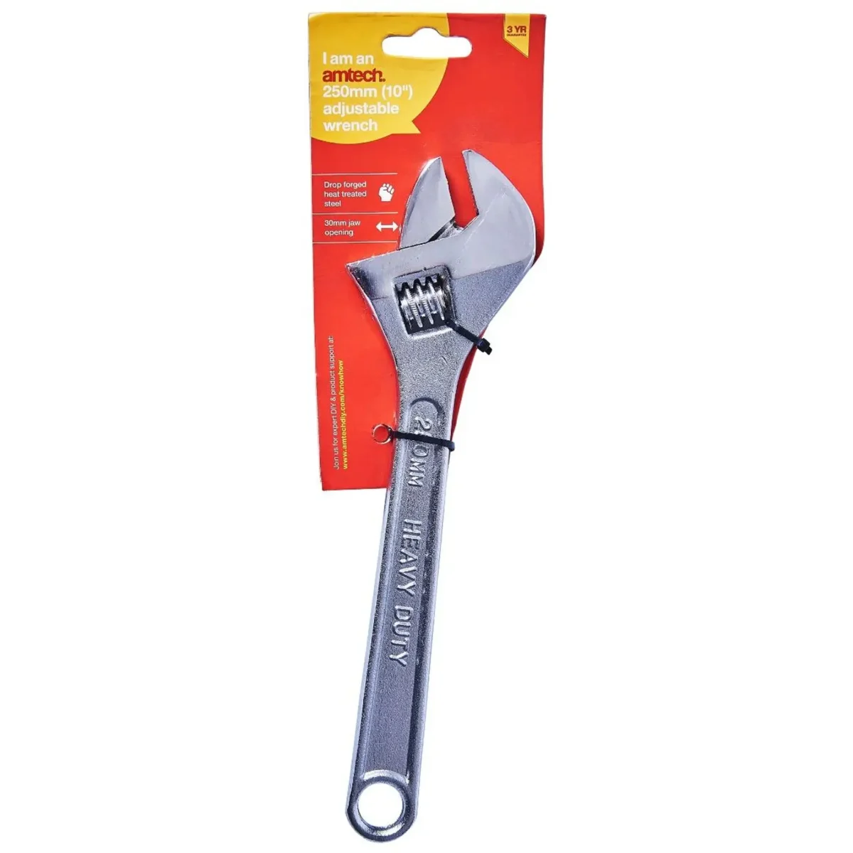 Amtech 10" Adjustable Wrench - Image 3