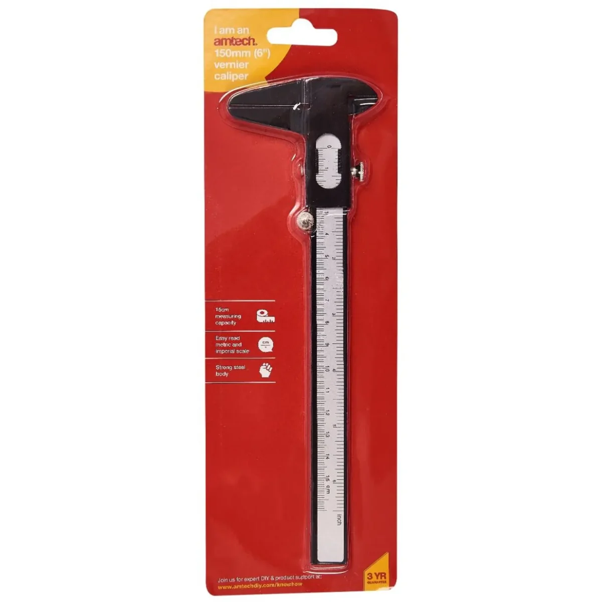 Amtech Vernier Calliper 150mm / 6" - Image 3