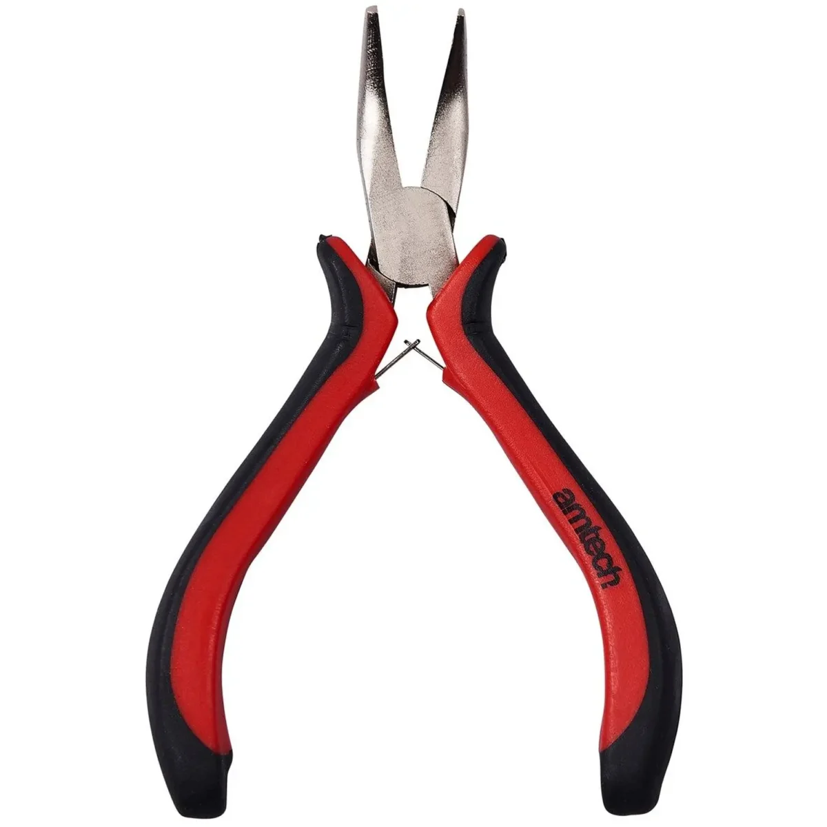 Amtech Mini Pro Bent Nose Pliers - Image 1