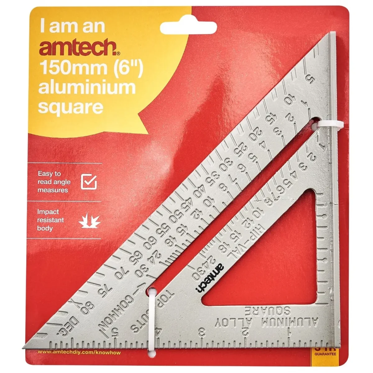 Amtech Aluminium Square 150mm - Image 2