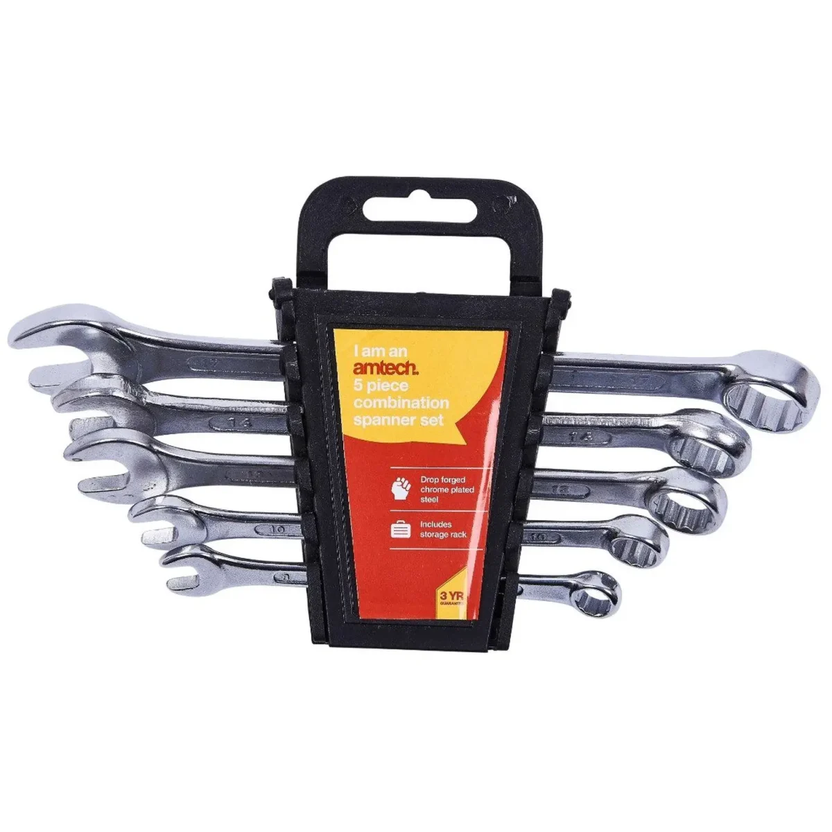 Amtech 5pce Metric Combination Spanner Set - Image 1
