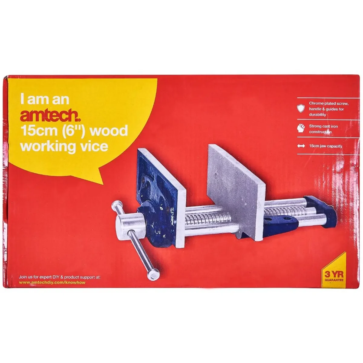 Amtech Woodworker Vice 150mm / 6" - Image 3