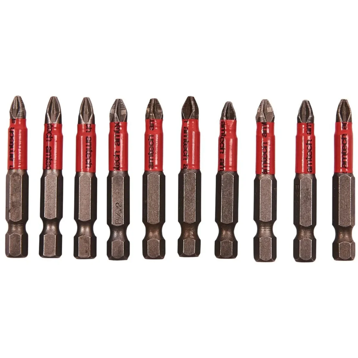 Am-Tech 10pc 50mm Non-Slip Bits - Image 1