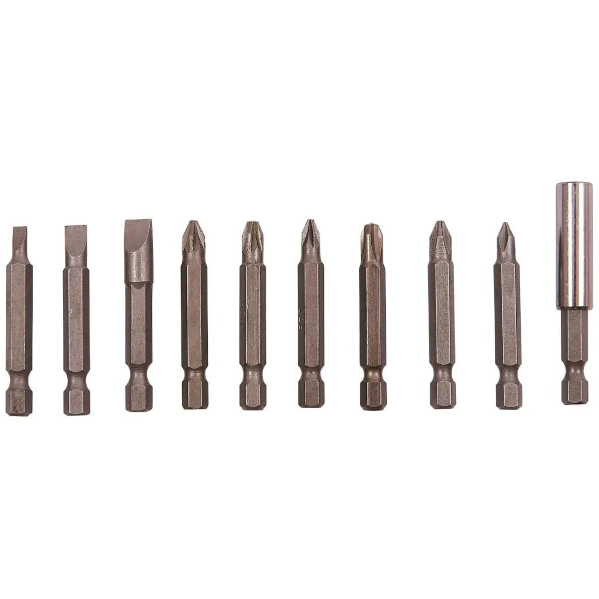 Am-Tech 10pce Power Bit Set - Image 1