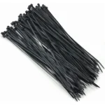 Am-Tech 2.5 X200mm Cable Ties Black  pk100
