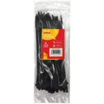 Am-Tech 2.5 X200mm Cable Ties Black  pk100 - Image 2