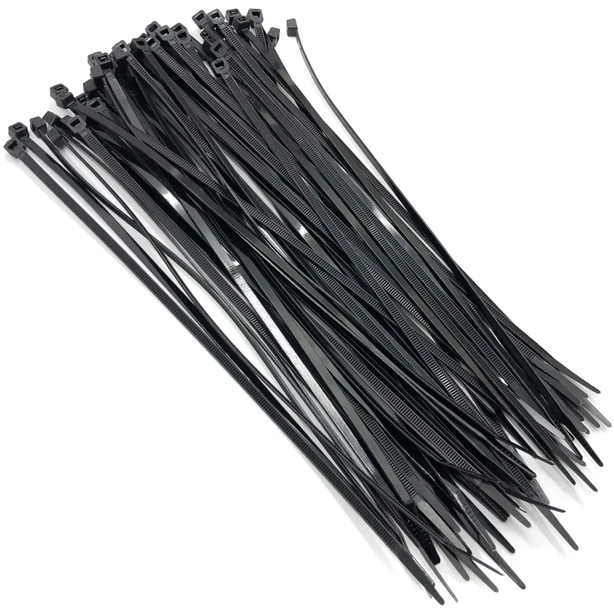 Am-Tech 300x4.8mm Cable Ties Black pk60 - Image 1
