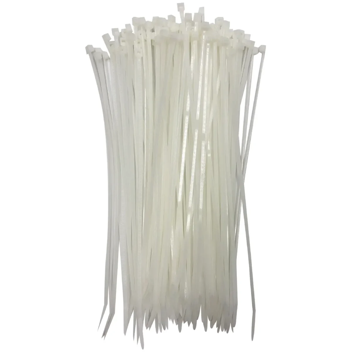 Am-Tech 2.5 X200mm Cable Ties White pk100 - Image 3