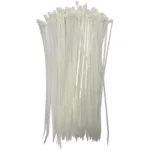 Am-Tech 2.5 X200mm Cable Ties White pk100 - Image 3