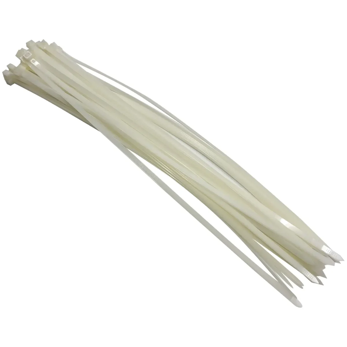 Am-Tech 500x6.5mm Cable Ties White pk30 - Image 1
