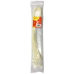 Am-Tech 1000x8.7mm Cable Ties White pk15 - Image 2