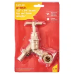 Amtech Brass Garden Hose Tap - Image 3