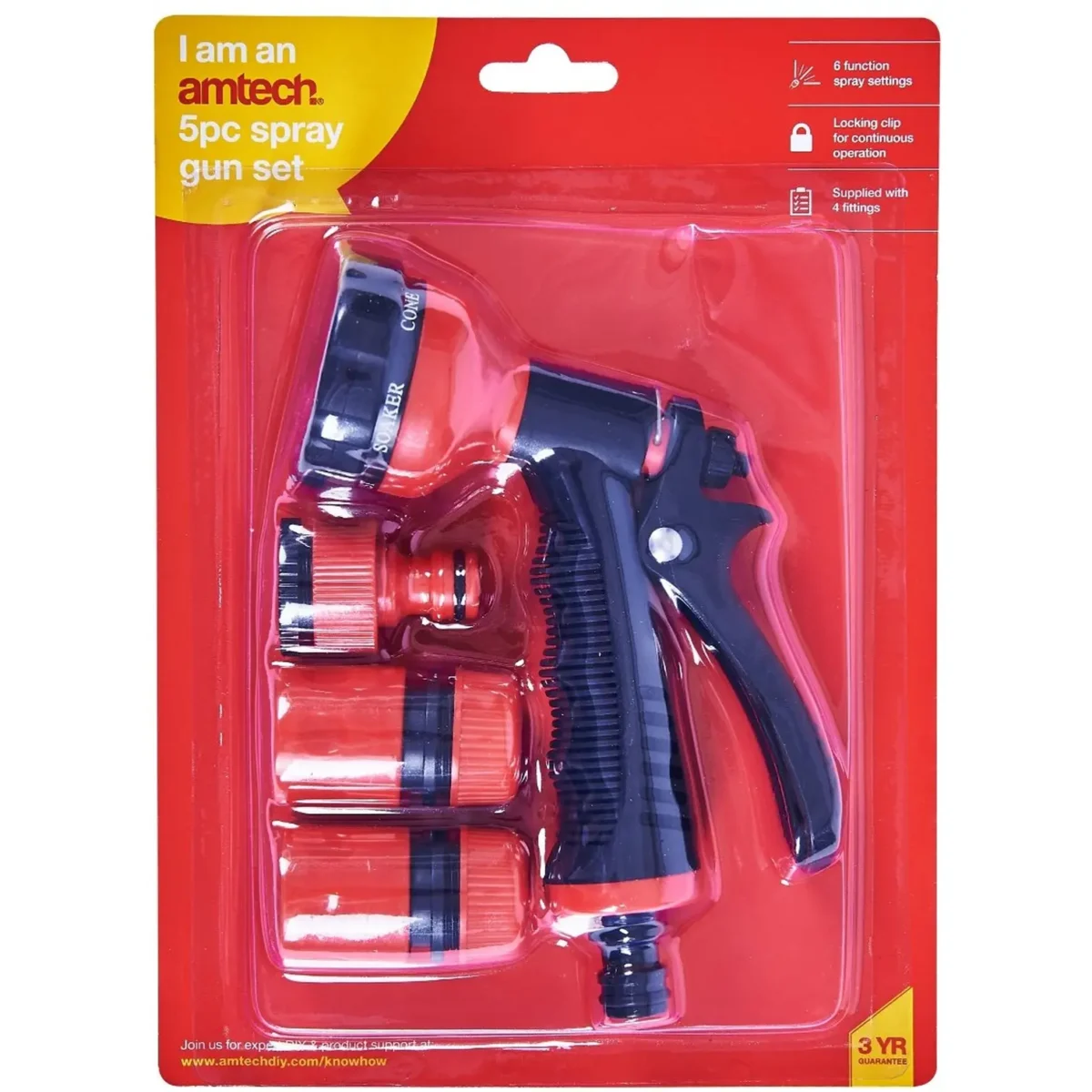 Amtech 6 Dial Spray Gun Set - Image 2