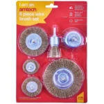 6 Piece Wire Wheel Brush Set - Image 3