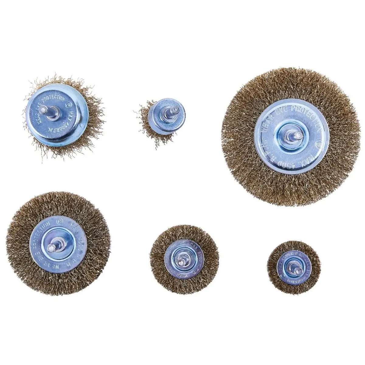 6 Piece Wire Wheel Brush Set - Image 4