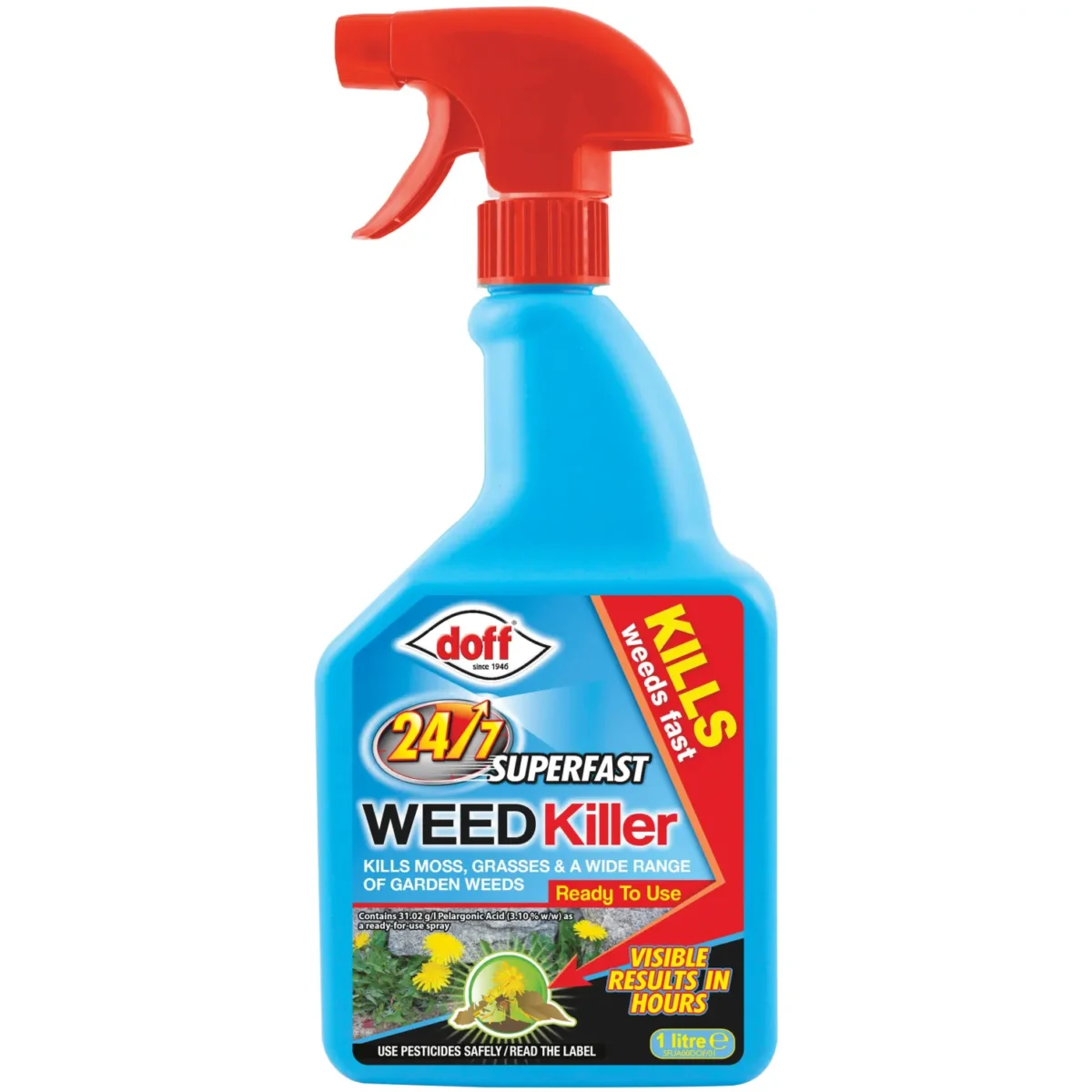 Doff Superfast Ready To Use Weedkiller 1 Litre - Image 1