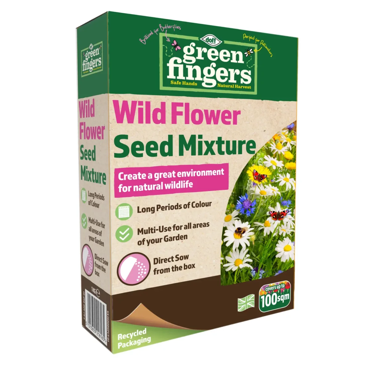 Doff Wild Flower Seed Mix 1kg - Image 2