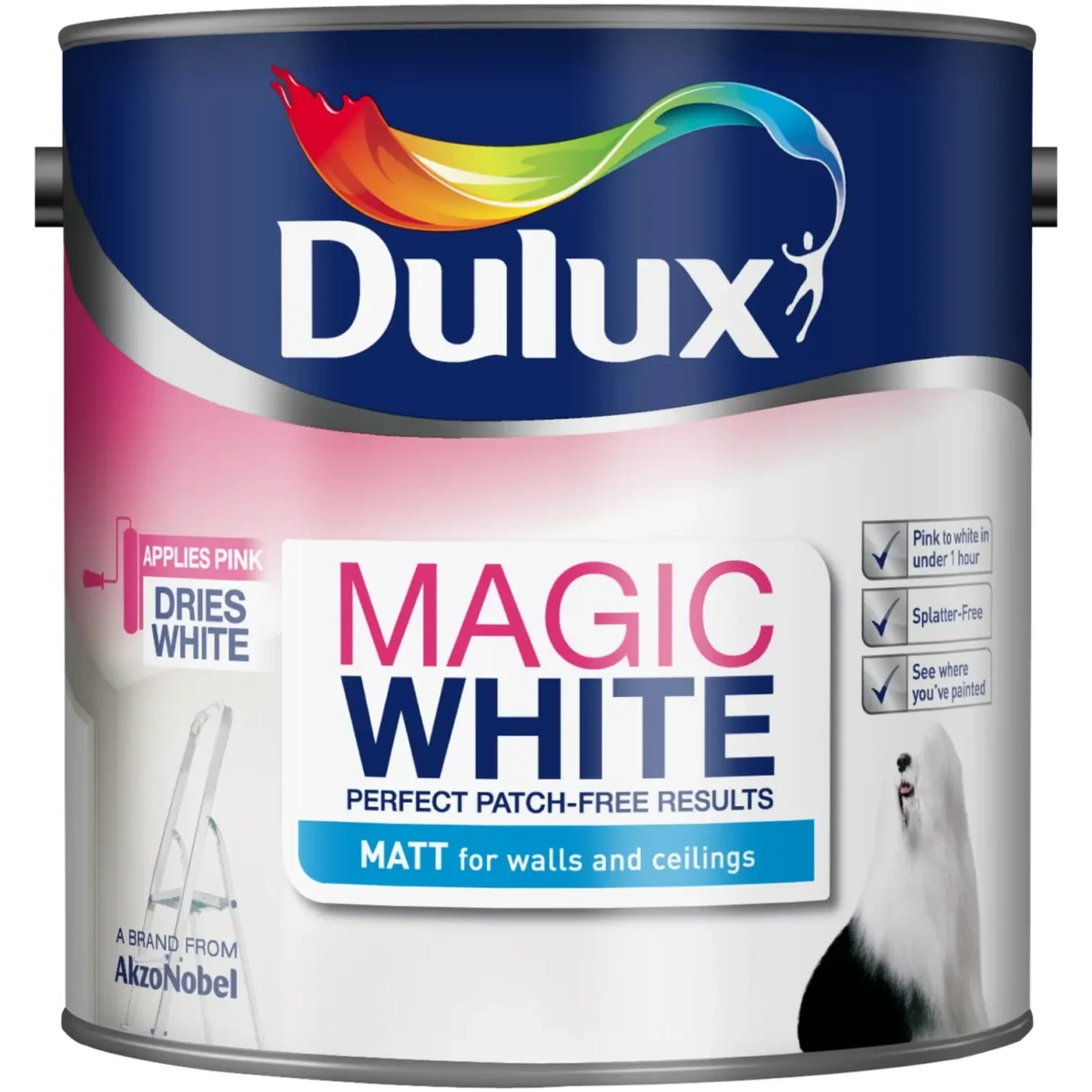 Dulux Magic Pure Brilliant White 2.5L
