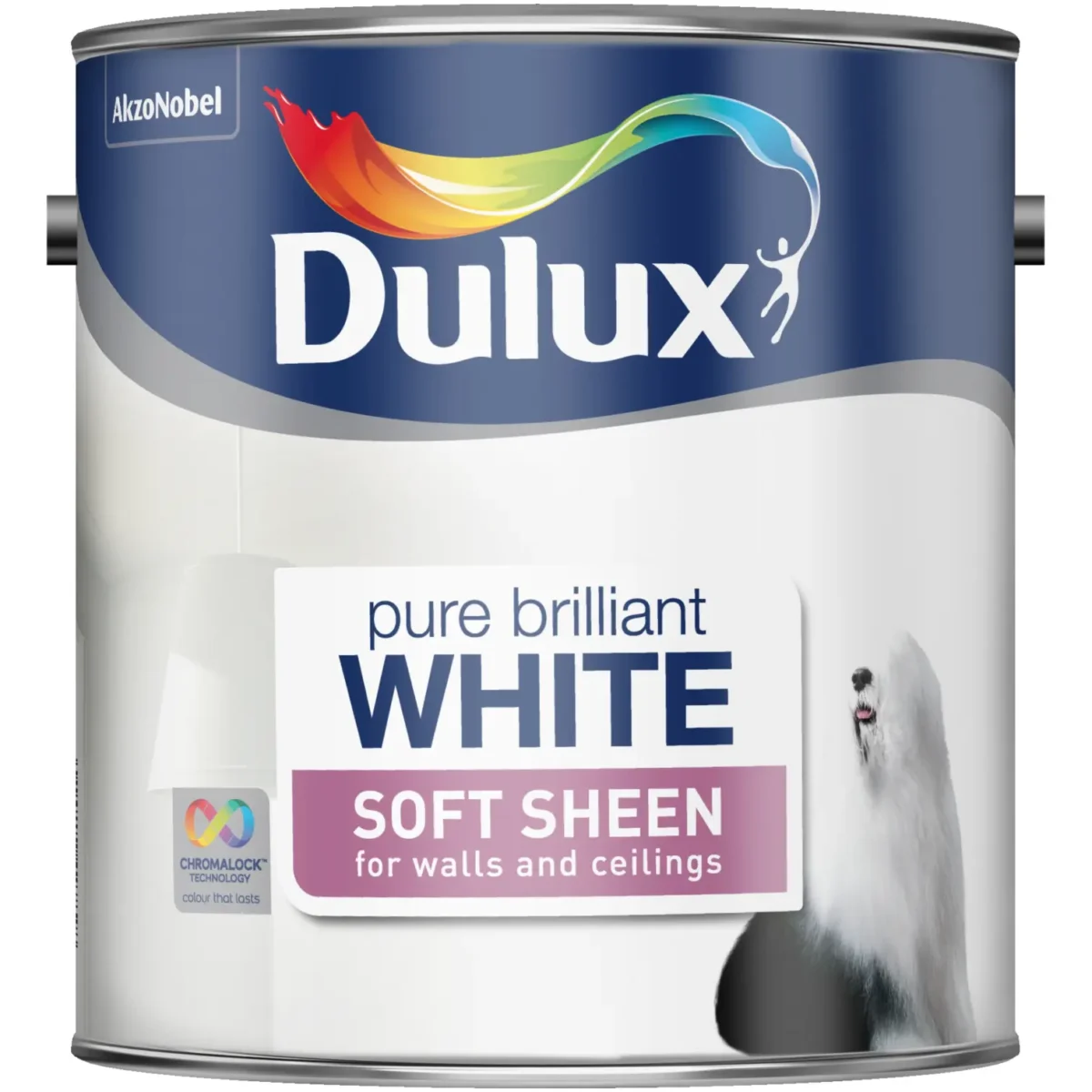 Dulux Soft Sheen Pure Brilliant White 2.5L