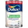 Dulux Quick Dry Satinwood Pure Brilliant White 1.25L
