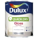 Dulux Water Based Gloss White 750ml