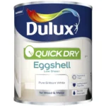 Dulux Water Based Eggshell White 750ml