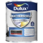 Dulux Weathershield Exterior Gloss Black 750ml