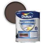 Dulux Weathershield Exterior Gloss Conker 750ml - Image 2