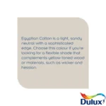 Dulux Matt Egyptian Cotton 2.5L - Image 4