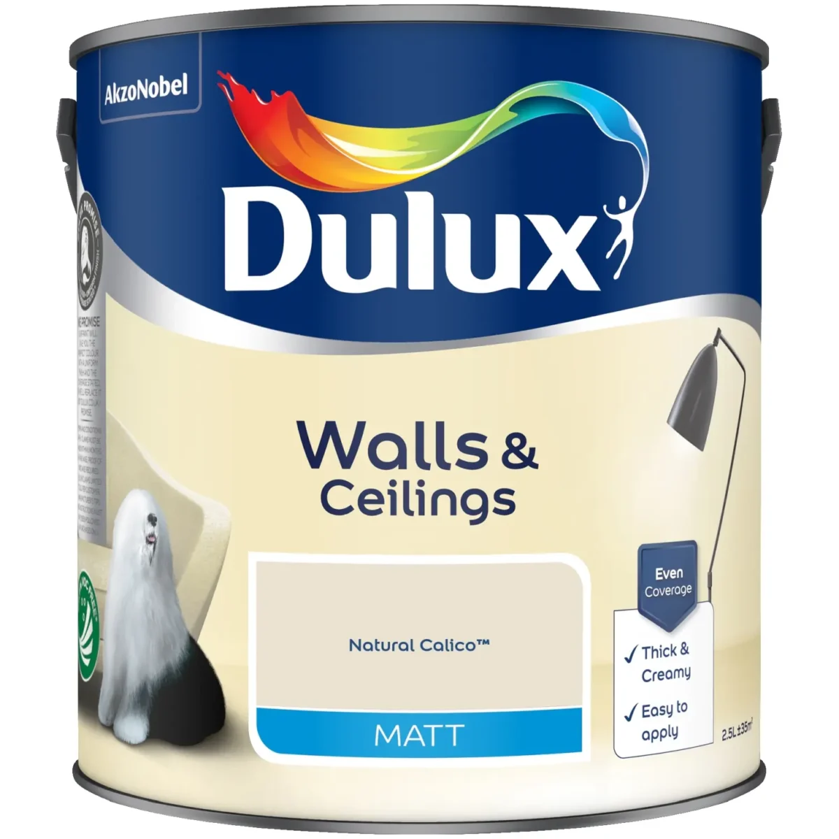 Dulux Matt Natural Calico 2.5L - Image 1