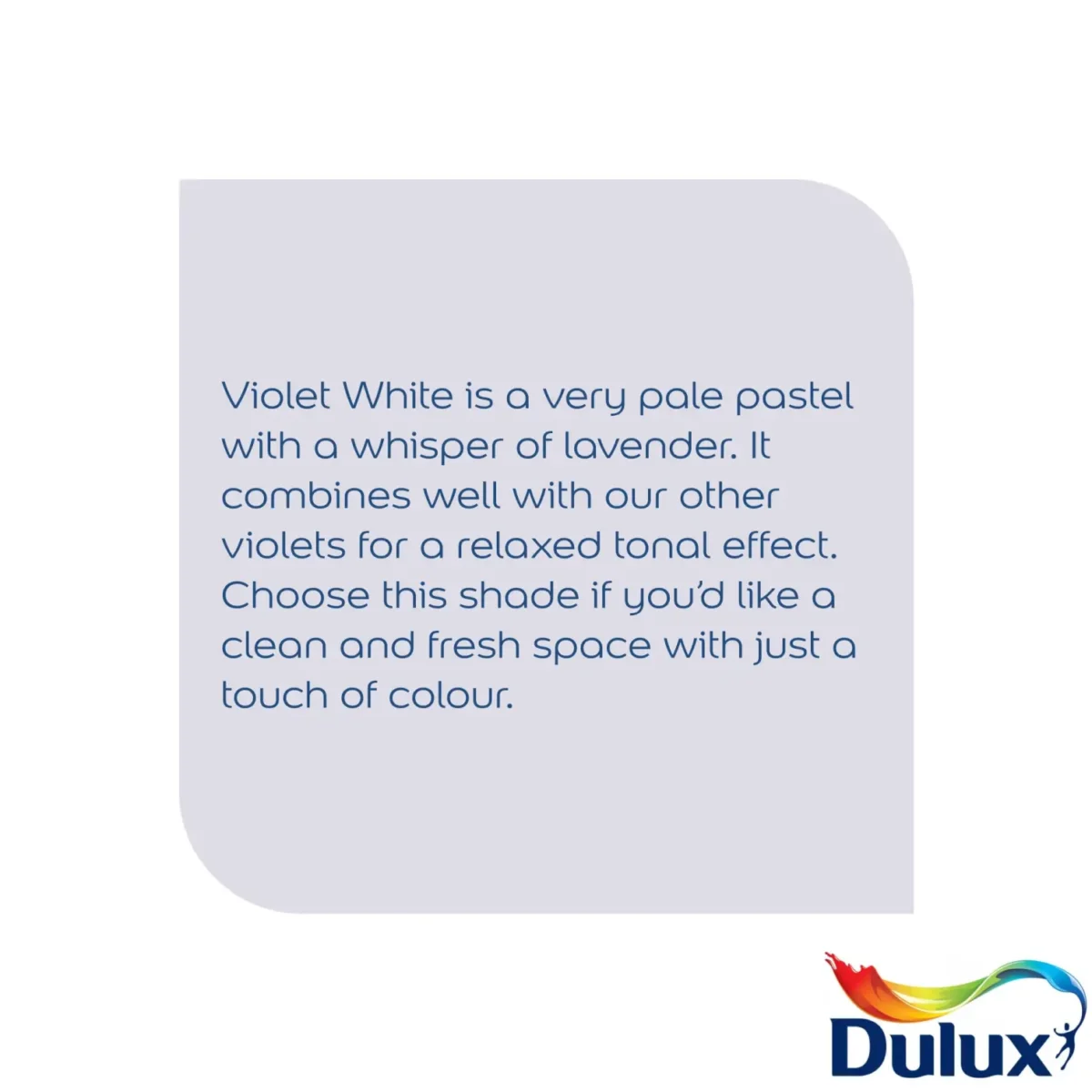 Dulux Matt Violet White 2.5L - Image 3
