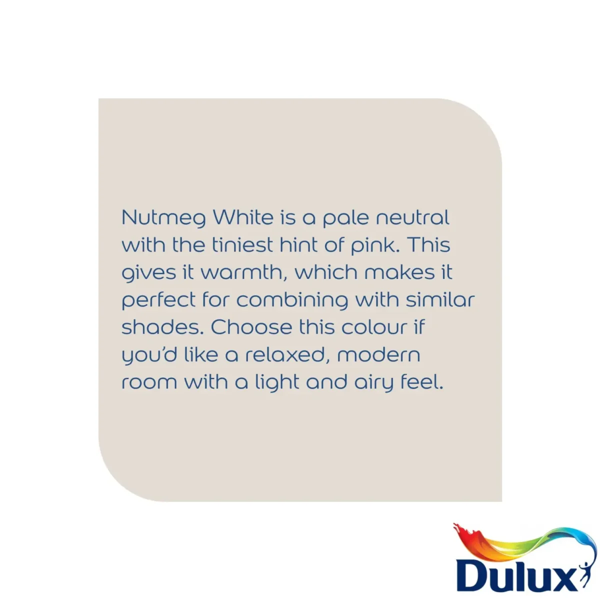 Dulux Matt Nutmeg White 2.5L - Image 4