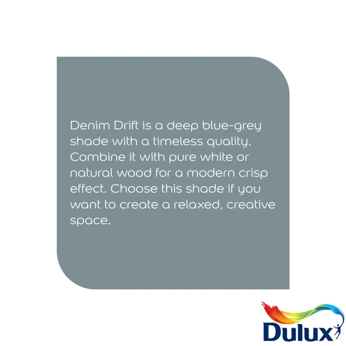 Dulux Matt Denim Drift 2.5L - Image 4