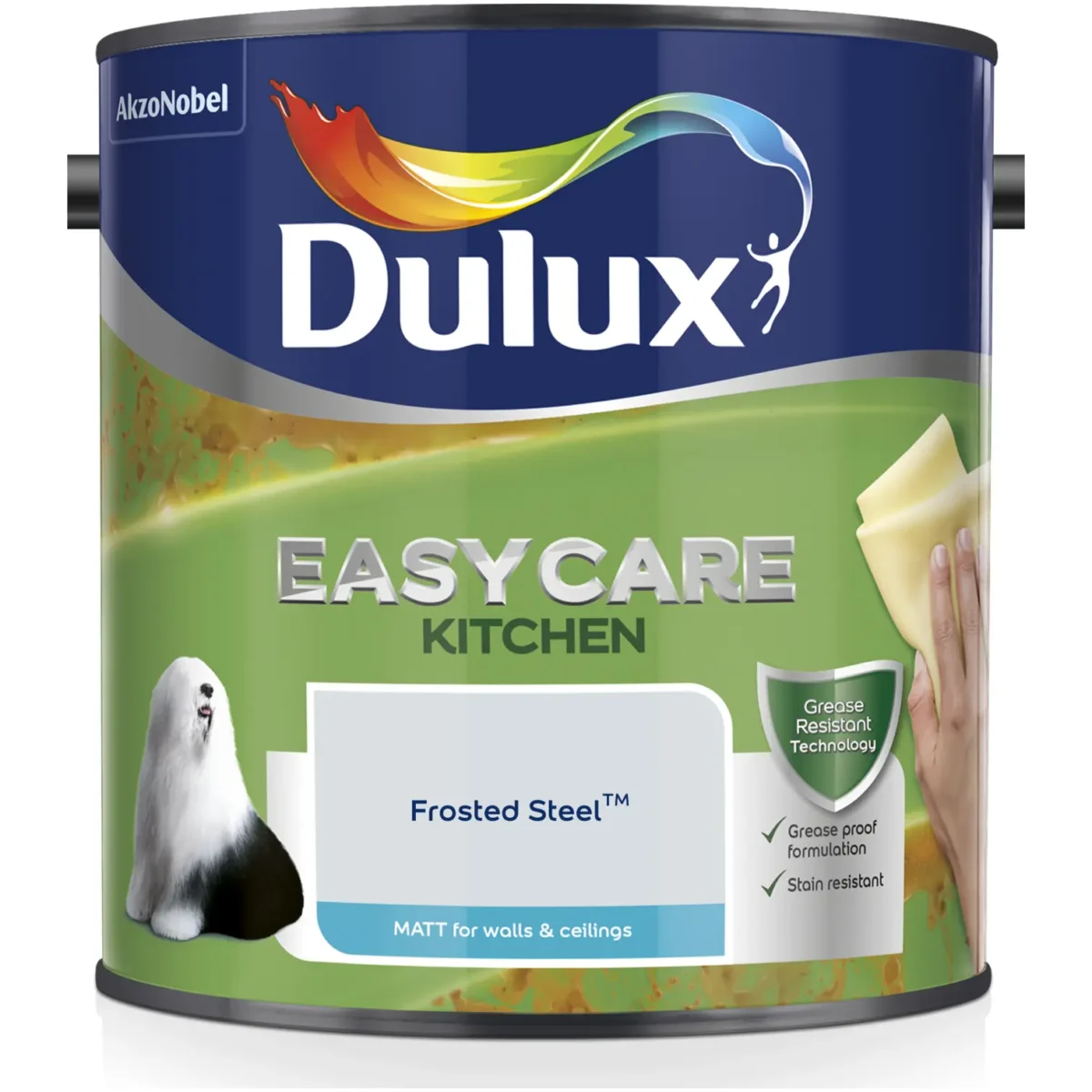 Dulux Easycare Kitchen Frosted Steel 2.5L - Image 1