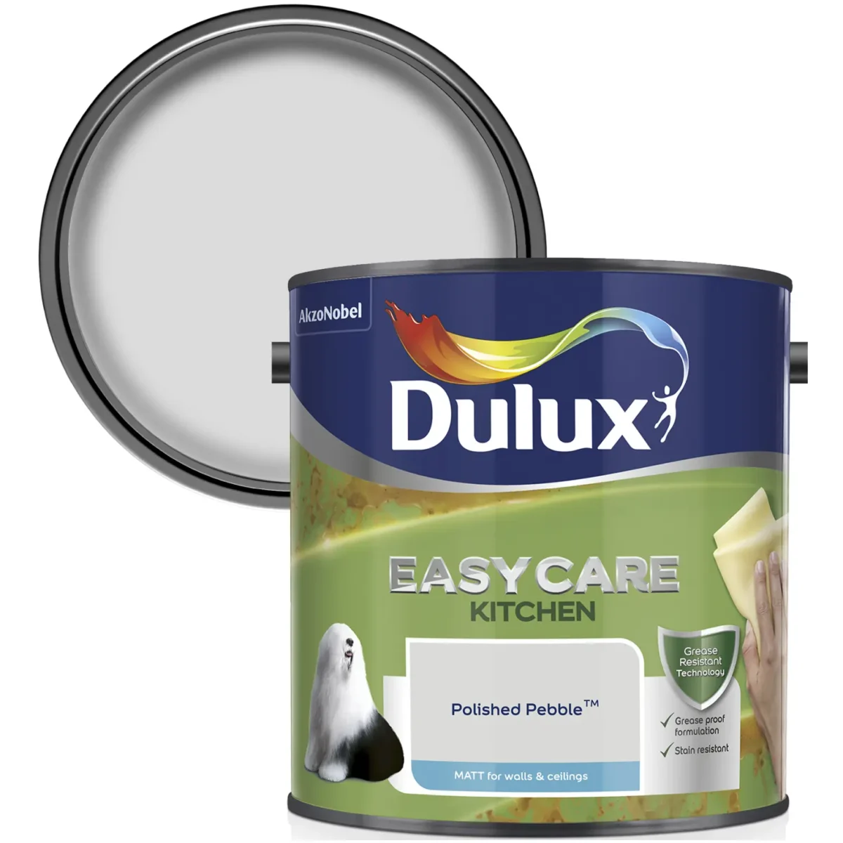 Dulux Kitchen Polish Pebble 2.5L - Image 2