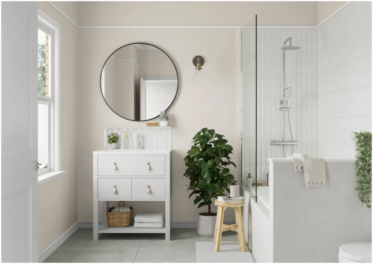 Dulux Easycare Bathroom Natural Calico 2.5L - Image 5