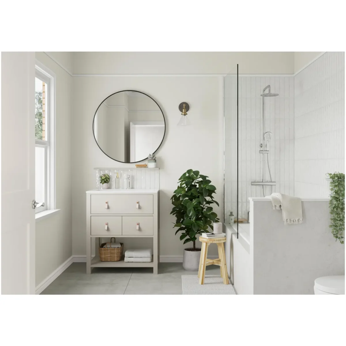 Dulux Easycare Bathroom Jasmine White 2.5L - Image 5