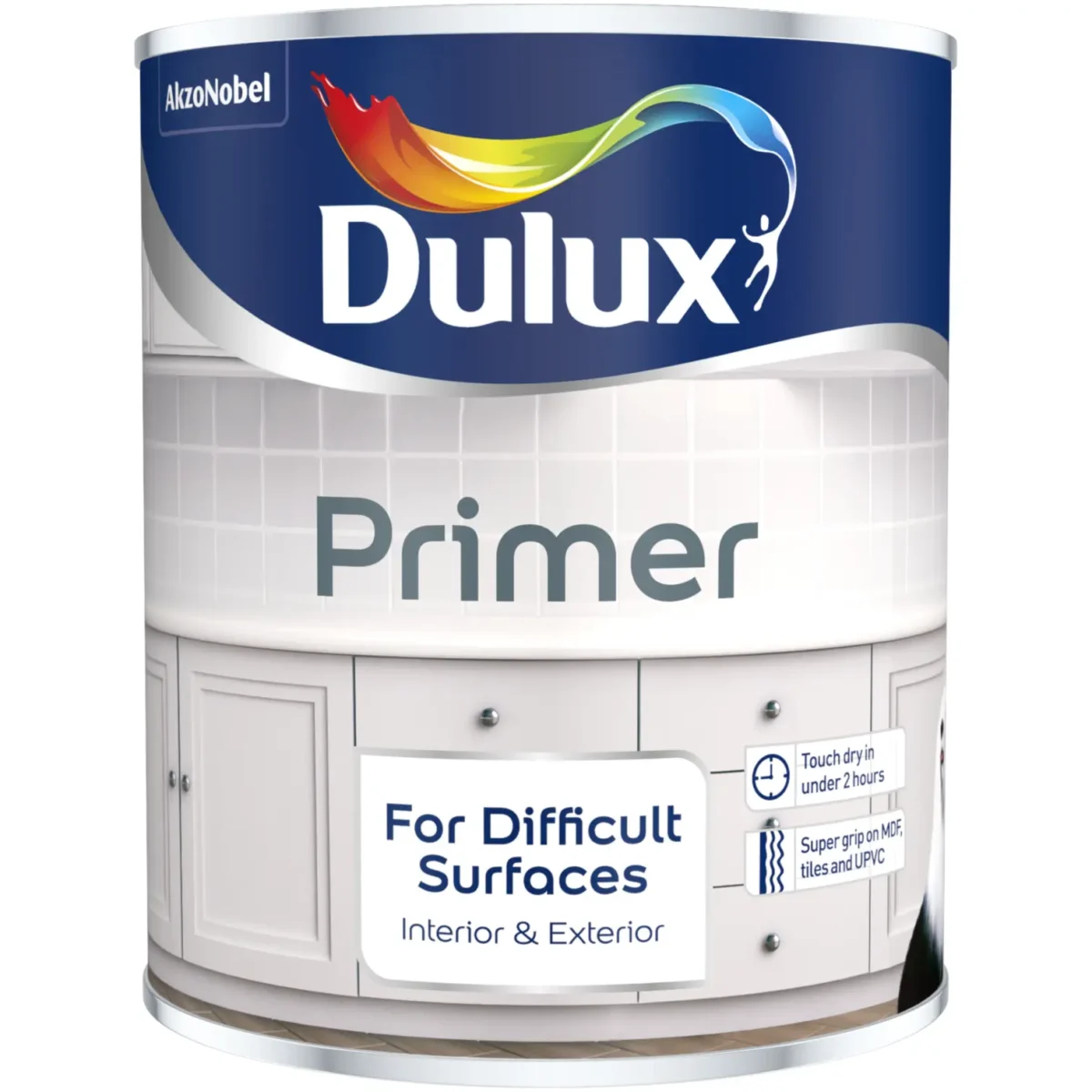 Dulux Difficult Surface Primer 750ml - Image 1