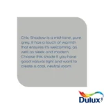 Dulux Easycare Matt Chic Shadow 2.5L - Image 4